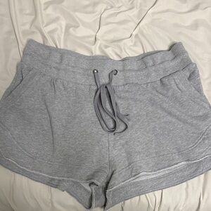Free People Daily Practice Gray Women's Athletic Lounge Shorts